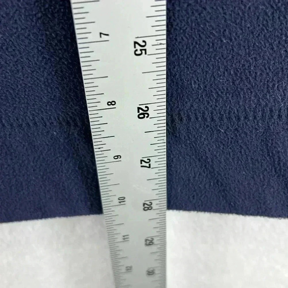 GAP Men’s Fleece 1/4 Zip Pullover Size Large Navy - Picture 11 of 11